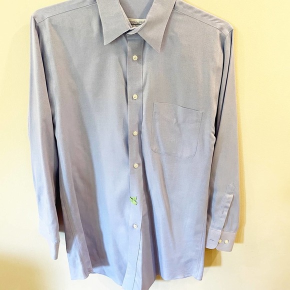 Joseph & Feiss Button Down Shirt Blue Neck 15 M - Picture 8 of 8